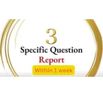 Ask 3 Questions to Astrologer | Astrology Report in 1 Week