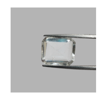 Natural White Topaz Gemstone 6.45 ct. | Buy Certified White Topaz Online – Sarla Gems
