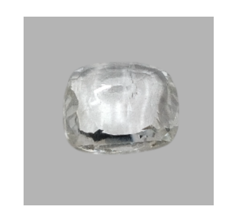 Natural White Topaz Gemstone 5.13 ct. | Buy Certified White Topaz Online – Sarla Gems