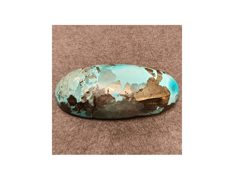 Turquoise (Firoza) - 18.37ct. @500per. ct. (Luxury)