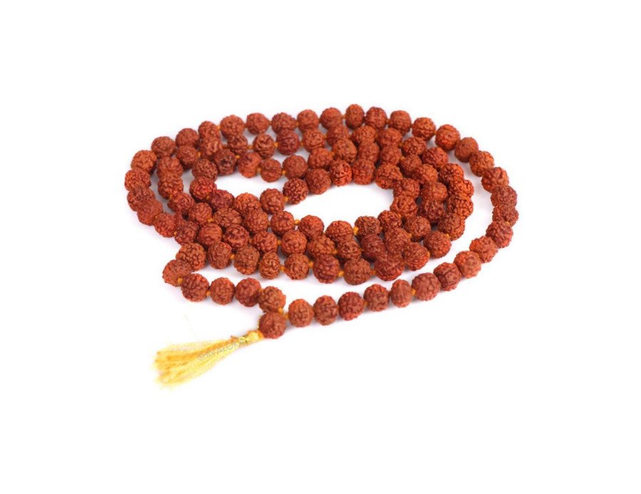 Natural 5 Mukhi Rudraksha Mala