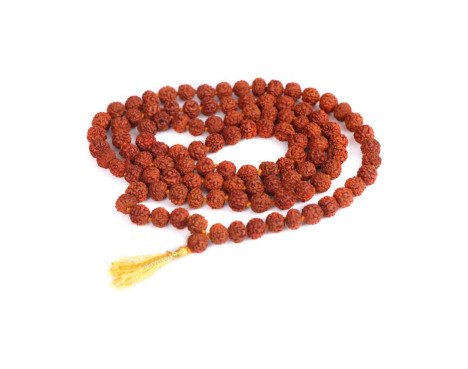 Natural 5 Mukhi Rudraksha Mala