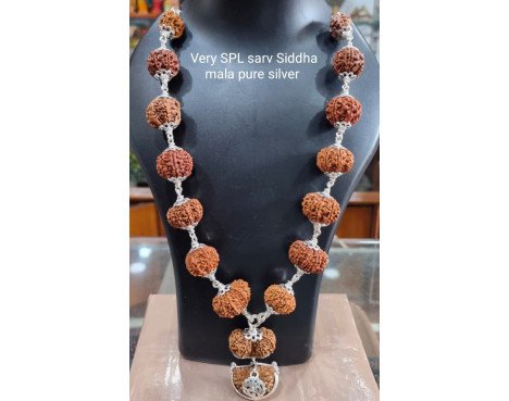 Sarv Siddha Mala Pure Silver