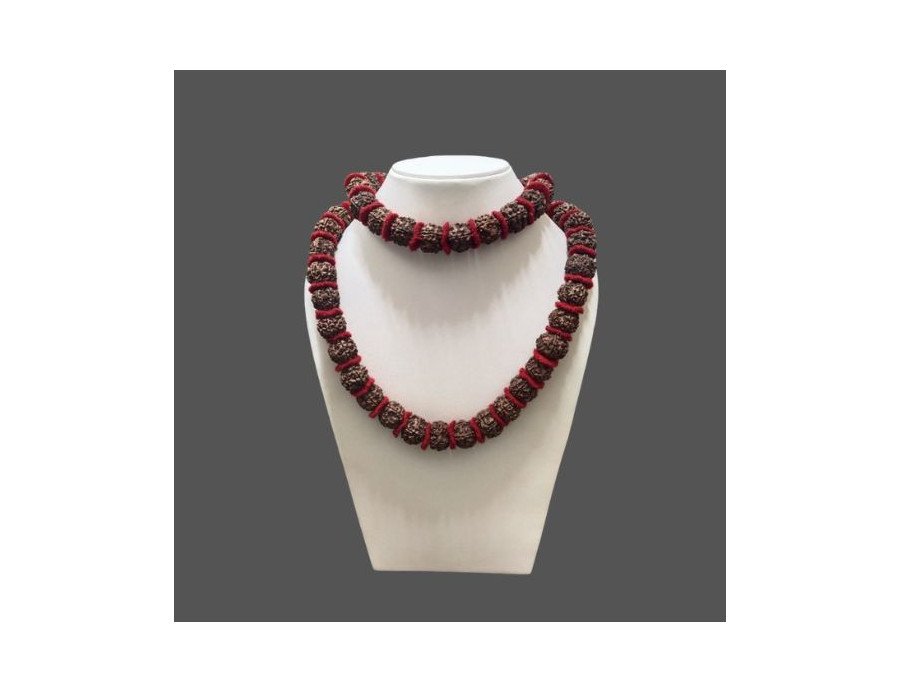 5 Mukhi Rudraksha Mala 54 Beads