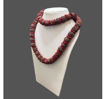 5 Mukhi Rudraksha Mala 54 Beads