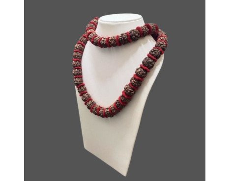 5 Mukhi Rudraksha Mala 54 Beads