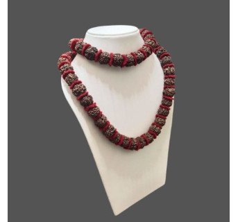 5 Mukhi Rudraksha Mala 54 Beads