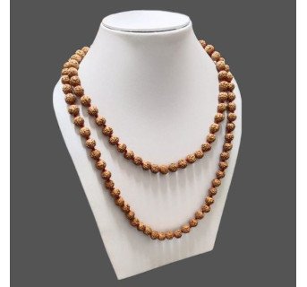 5 Mukhi Rudraksha Mala 108 Beads