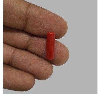 Italian Red Coral 4.84ct.@400 per. ct.(Economy)