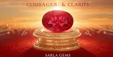 Buy Certified Ruby Gemstones in Noida, Delhi NCR, and India – Sarla Gems